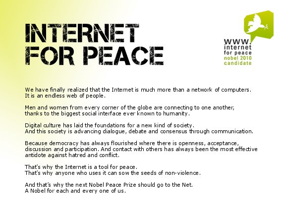 InternetForPeace - manifesto EN